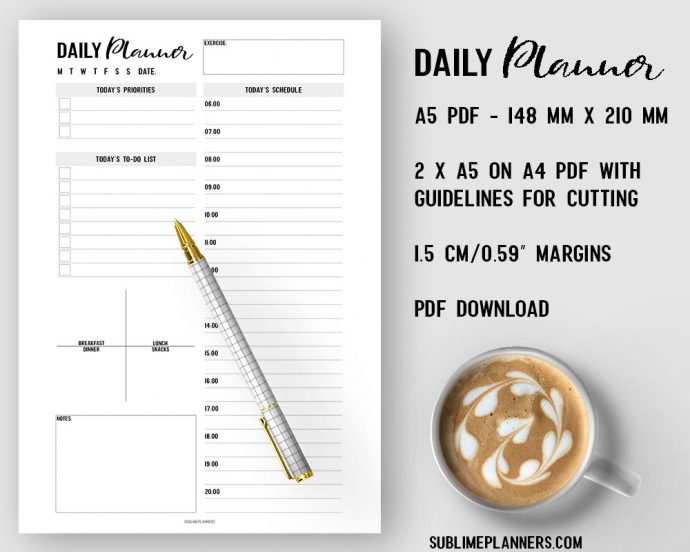 Daily Planner PDF